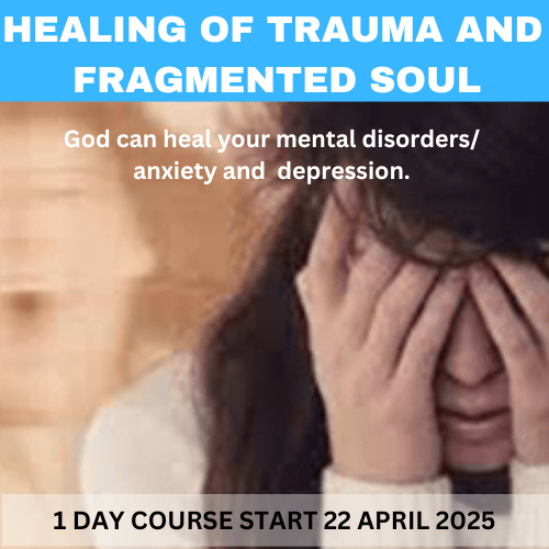 HEALING OF TRAUMA AND MY FRAGMENTED SOUL – Available on zoom