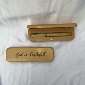 God is Faithfull Wood Pen