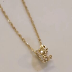 Victor's Crown Chain (length 40/45cm and crown 0.75mm)