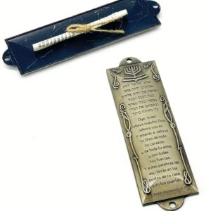 Mezuza Door Blessing (4cm x 11.4cm)