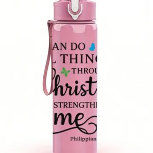 7. Coffee Tumbler SS I can do all Things (Pink)